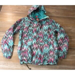 686 Jacket Womens L Multicolor Eden Insulated Snowboard Ski Infidry 10K Vented